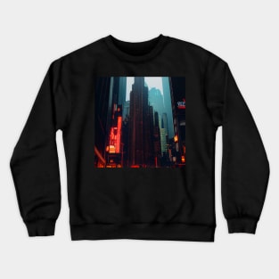 Vintage Night City Crewneck Sweatshirt